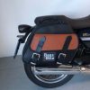 Moto Guzzi V7 850 Borse Laterali EXPLORER NERA-CUOIO 02